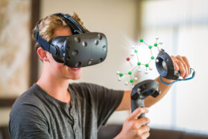 étudiant et réalité virtuelle